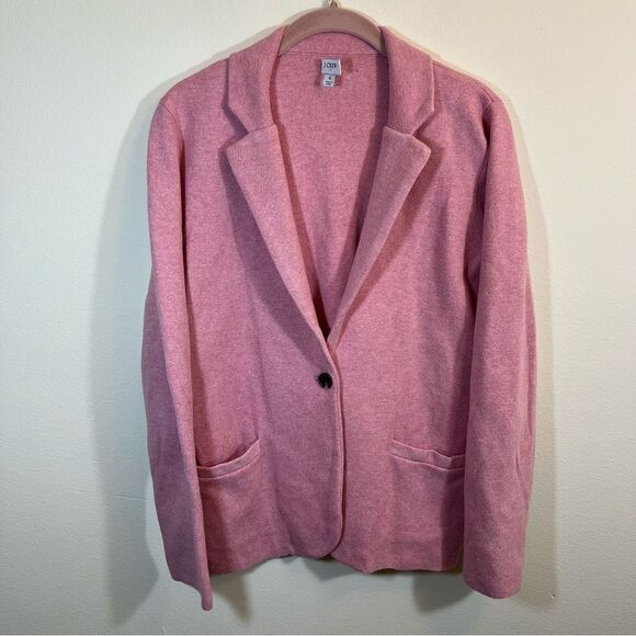 J. Crew Jackets & Blazers - ✨ J. Crew Schoolboy Sweater Blazer Women’s Small Pink